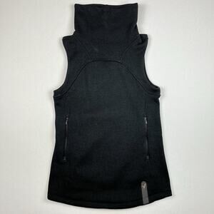 Indyeva Vest Women’s M Black Toga Tunic Funnel Neck Pullover Polartec Fleece